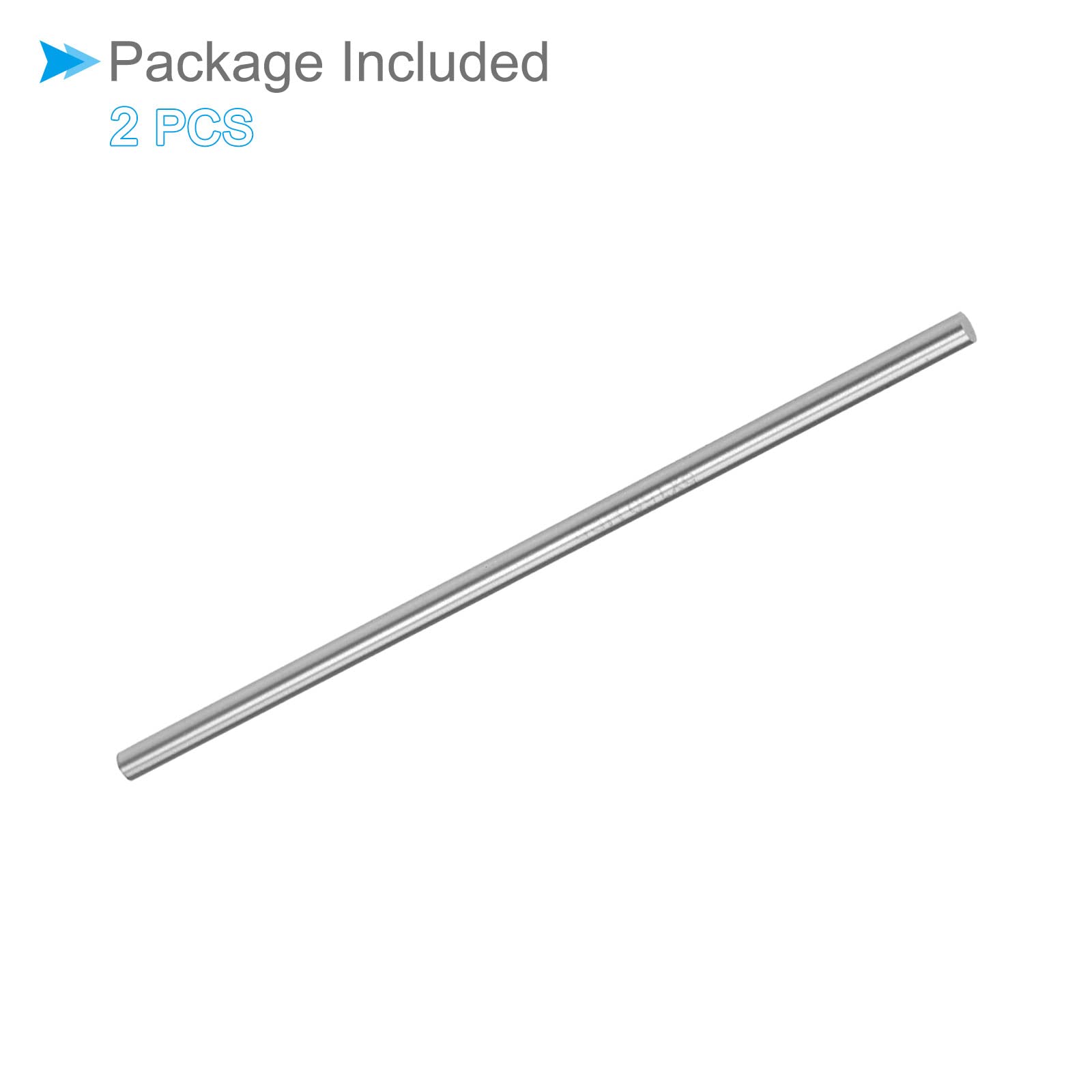 Rond Acier Tige, 5mm Diamètre 150mm Longueur, Haut Vitesse Acier Barre Stockage Artisanat DIY Outil - (Applications : pour Perceuse Tours Alésage Machine), 2-Pièces
