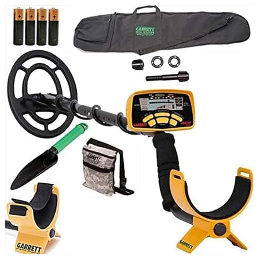 Garrett Ace 250 Metal Detector with Headphones, DVD, Digging Trowel, Finds Pouch and Carry Bag