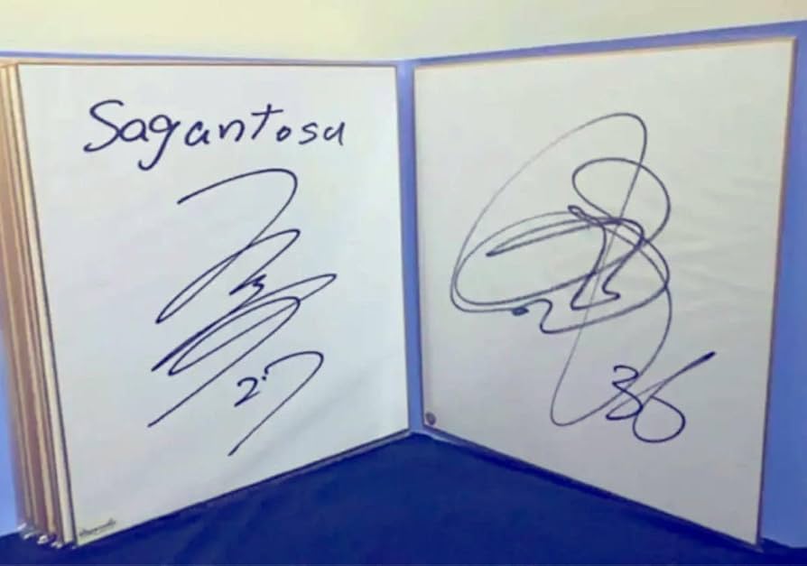 夏ノ鎖 サイン色紙 のりざね CLOCK UP Tonari no Zingaroより、店頭