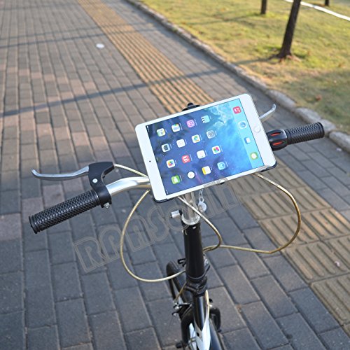 ATJC Dedicated Extra secure Bicycle Bike Mount Holder Stand for SAMSUNG Galaxy Tab S 8.4 T700 T705 Note 4 iPhone 6 iPhone 6 Plus iPad mini 3 iPad Air 2 Sony Xperia Z3 (iPad mini 3)