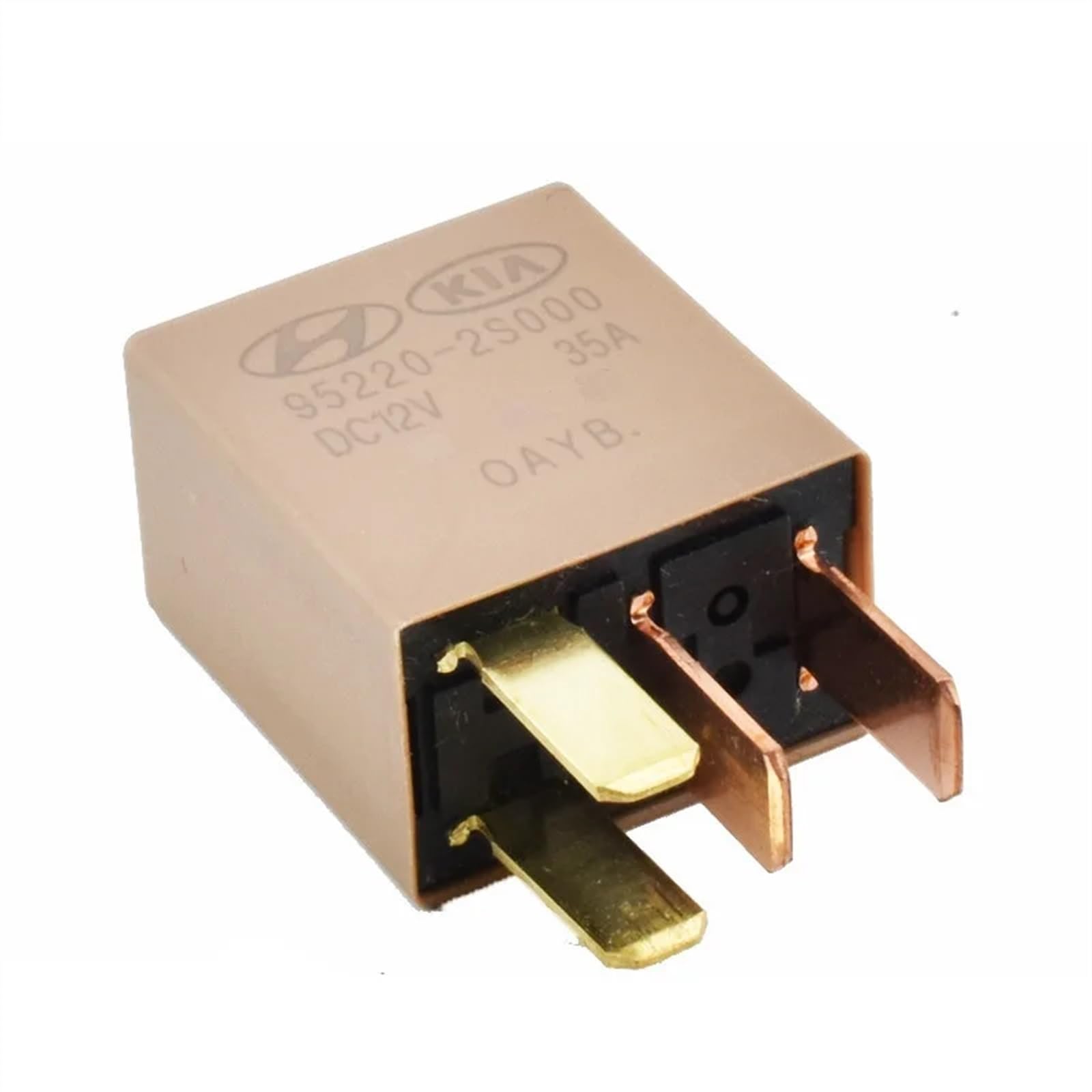10 Uds relé 95224-2D000 95225-2D000 95220-2S000 DC12V 20A/35A 4/5PIN ventilador de aire acondicionado automático bomba de aceite ligera(95220-2S000)