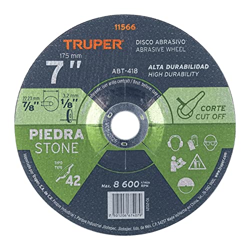 disco de corte para piedra marca TRUPER