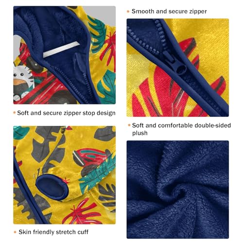 Cute Zip up Hoodie for Boys Winter Jacket Boys' Outerwear Jackets Coats with Pockets for Toddler and Kids3