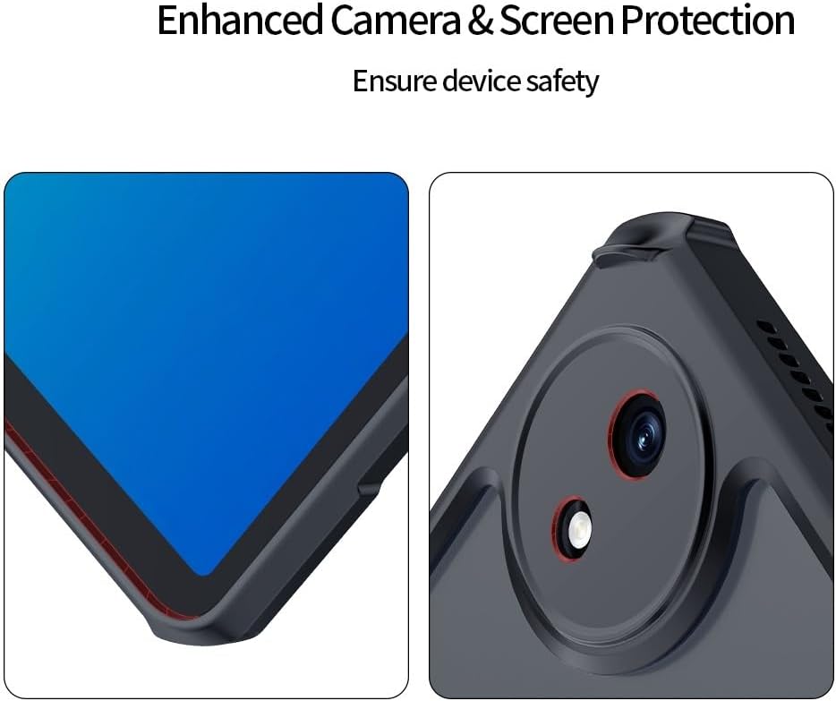 Clear Case for Xiaomi Redmi Pad SE 8.7 inch Case with Stand, Transparent Kickstand Back Cover Slim Light Drop Safe for Xiaomi Redmi Pad SE 8.7"