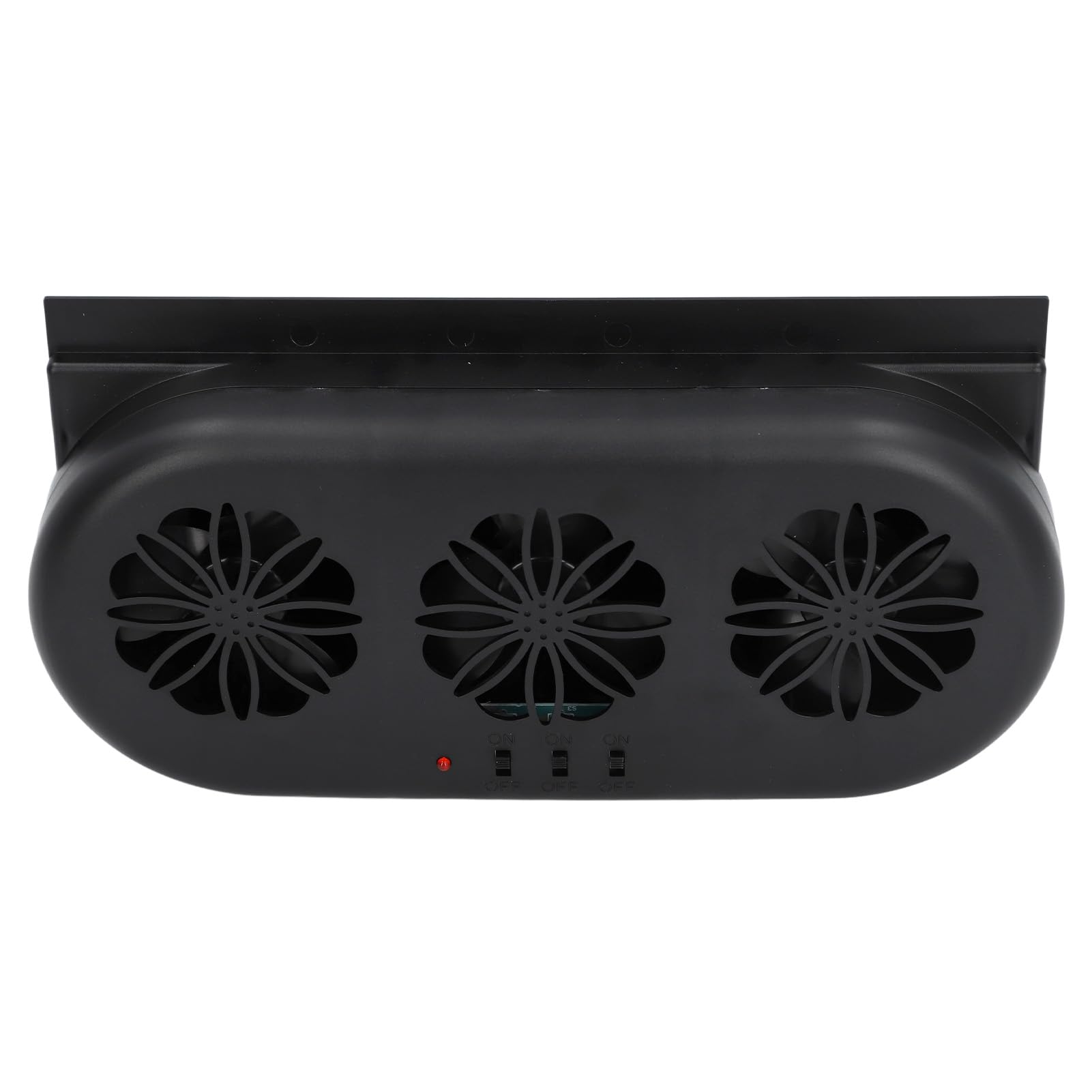 Ventilateur d'échappement de voiture USB à 3 têtes pour aération de fenêtre