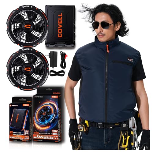 [COVELL] �y2026�ƊE�ŋ� 36V�����o�� -18���⊴�z�t�@���t���x�X�g �󒲗╗�� �t�@���o�b�e���[�Z�b�g 2.8H�������[�d/ 29�i�K������/ 8~36V/ ���{���u���V���X/ IP45�h��/ �j�����p/G.B.Z�������/ 24�����ۏ�