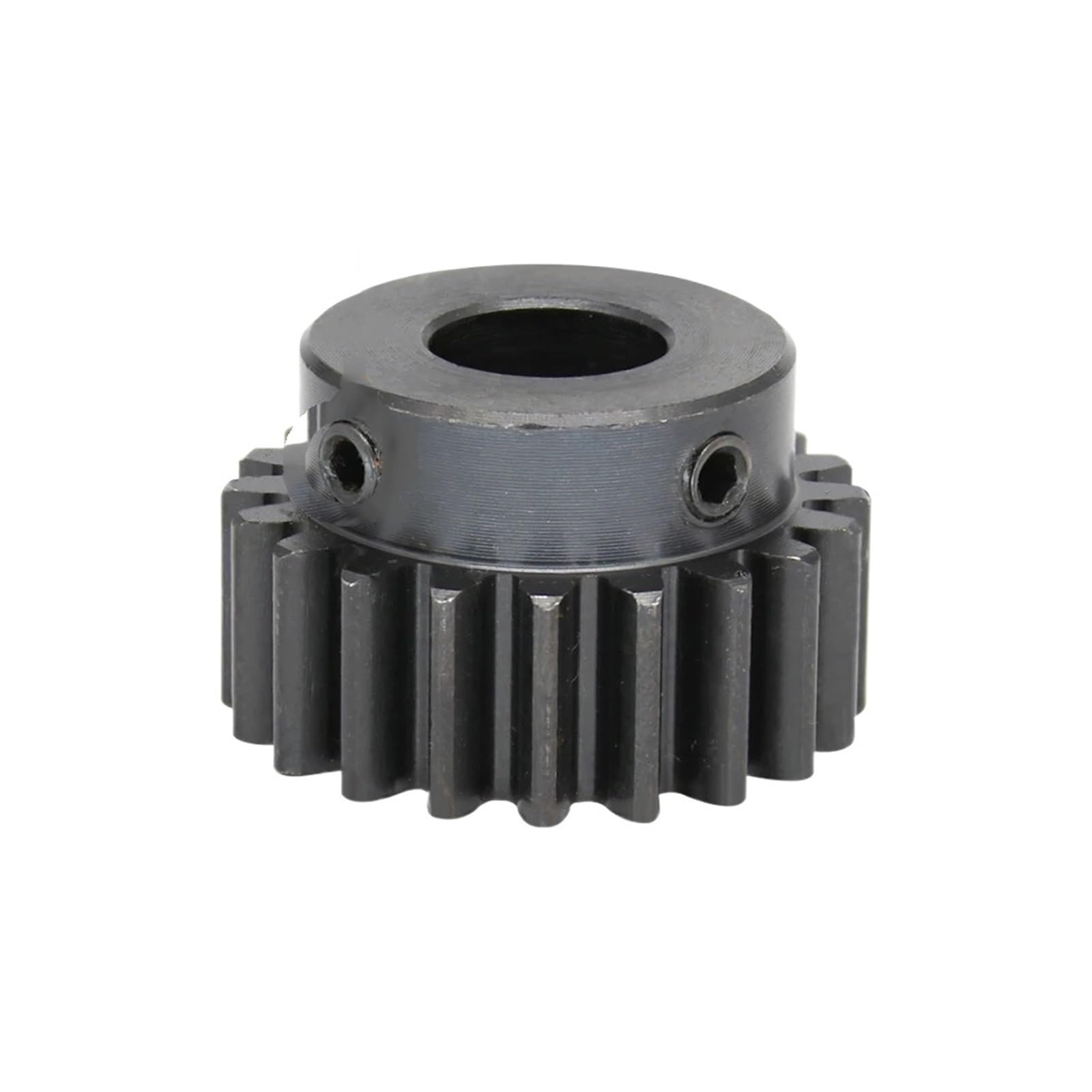 Bevel Gear Pinion Hardware Mechanical 1.5M-19T/20T Bore 7/8/10/12 mm Teeth Thickness 12 mm Blackening Carbon Steel Metal Gears for Transmission(7mm-1.5M19T)