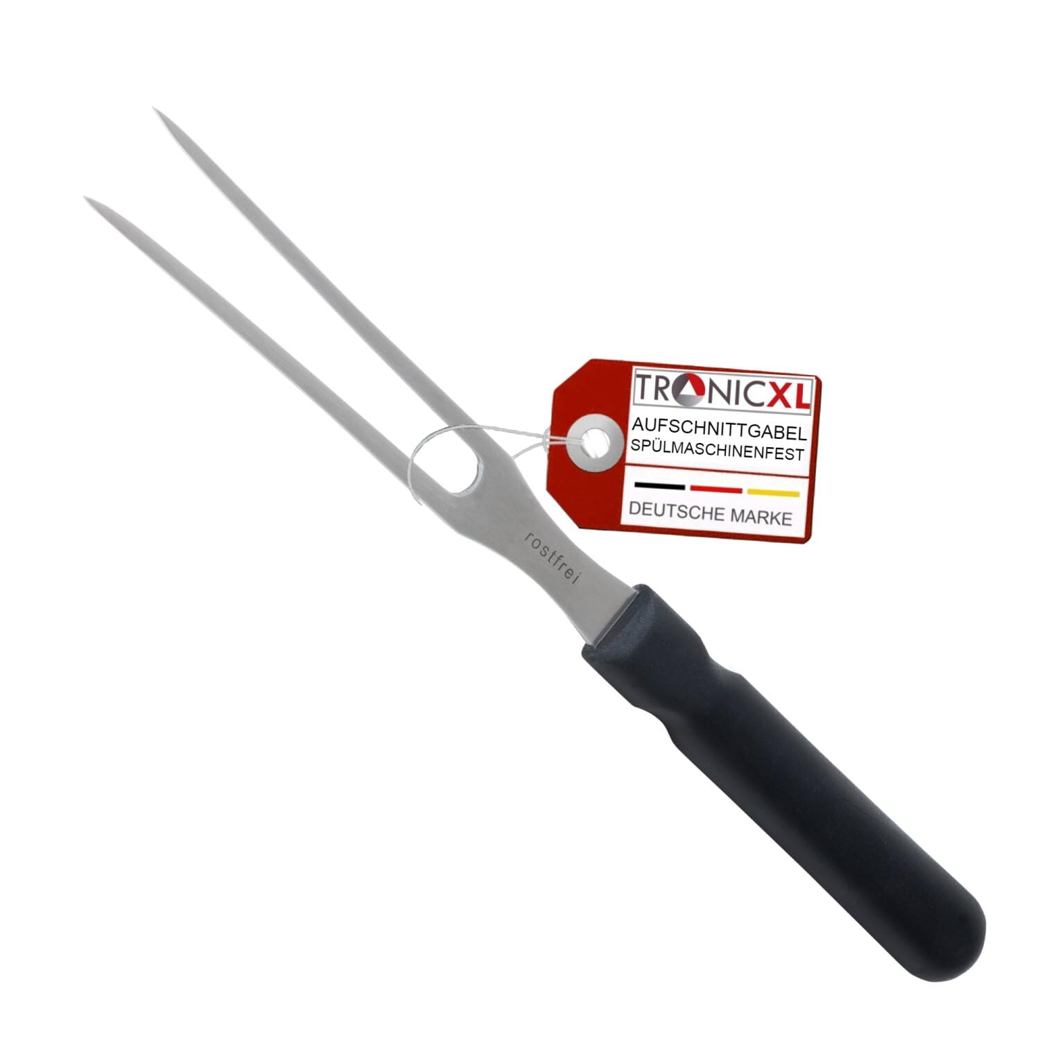 TronicXL 5 Stück Premium Aufschnittgabel Fleischgabel Gabel Bratengabel Aufschnitt gabel Tranchiergabel Tafelgabel Schnitzgabel Topf Serviergabel Vorlegegabel Metzgerei