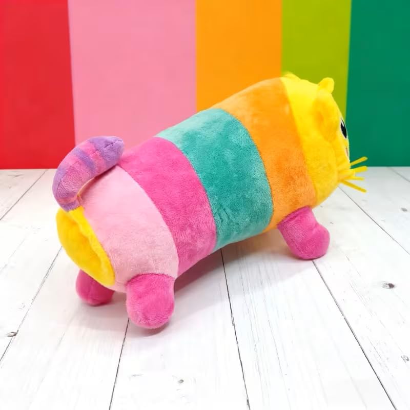 CROXAM Cute Plush Toys Collection, 7-8 inch Soft and Cuddly Stuffed Purr-ific Plush Toys for Kids Ages 3 and up, Great Gift for Birthdays and Special Occasions (Pillow Cat)