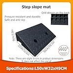 Professional-Grade-Loading-Ramps-Car-Slope-Ramp-Motorcycle-Ramp-Driveway-Ramps-for-Low-Cars-with-Stable-Grid-Structure-for-Sidewalk-Lawn-Mower-Cars-Wheelchairs-Pet-Mobility