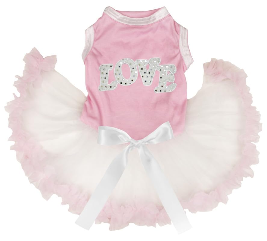 Robe de chien chiot d'amour témoignez votre affection en rose