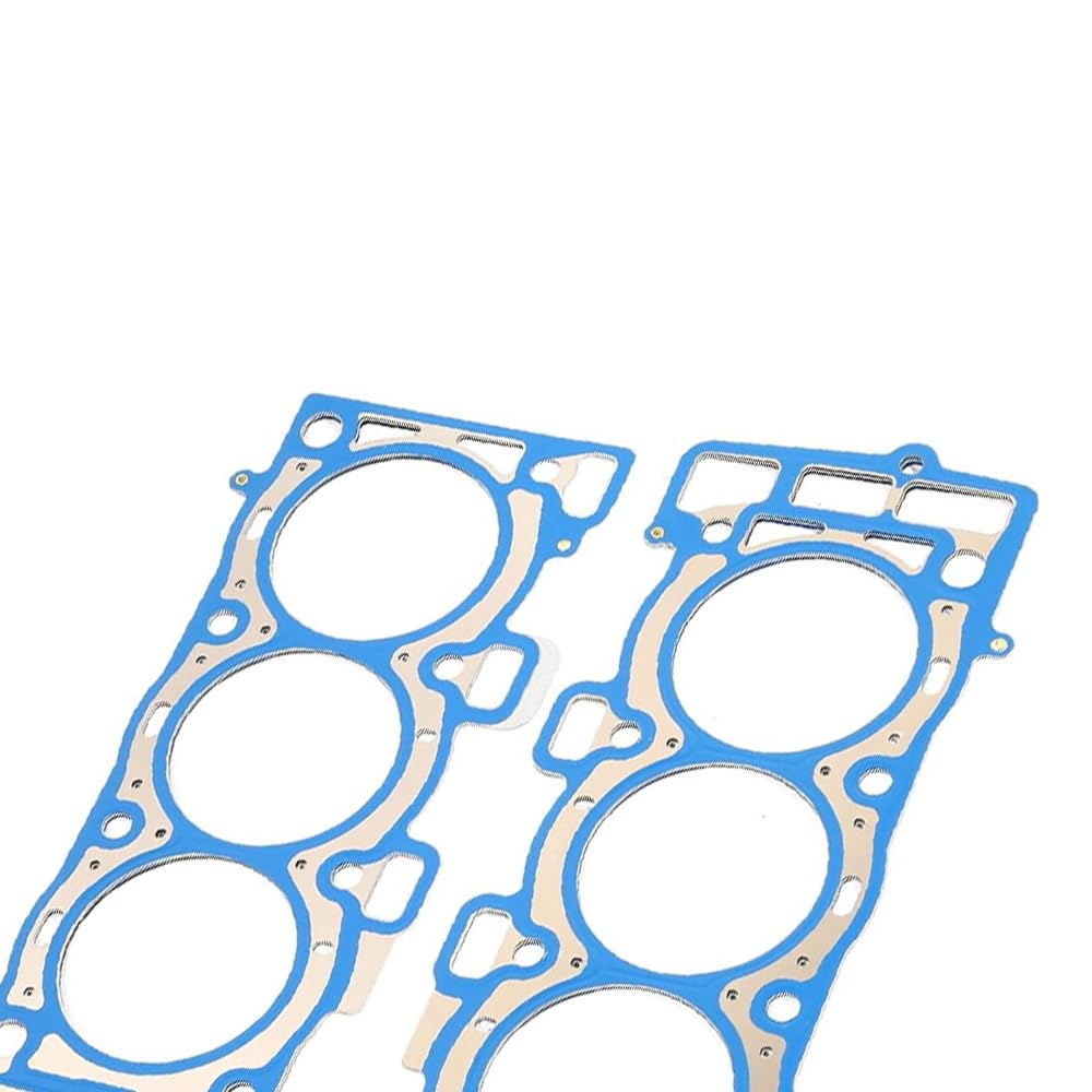 Riloer Guarnizione della testata del cilindro, 2 pezzi in metallo per motore dell'auto, set di guarnizioni per testata compatibile con Chevrolet GMC Buick Saturn, DG-HG3600R-AF 26376PT