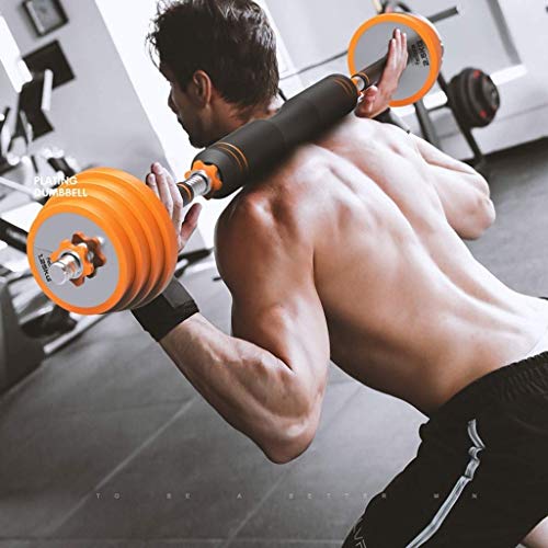 Halter Dumbbells Barbell Lifting 20KG Een paar verstelbare dumbbell gewichtsset Home Gym Barbell Plates Spier Body… - Afbeelding 4