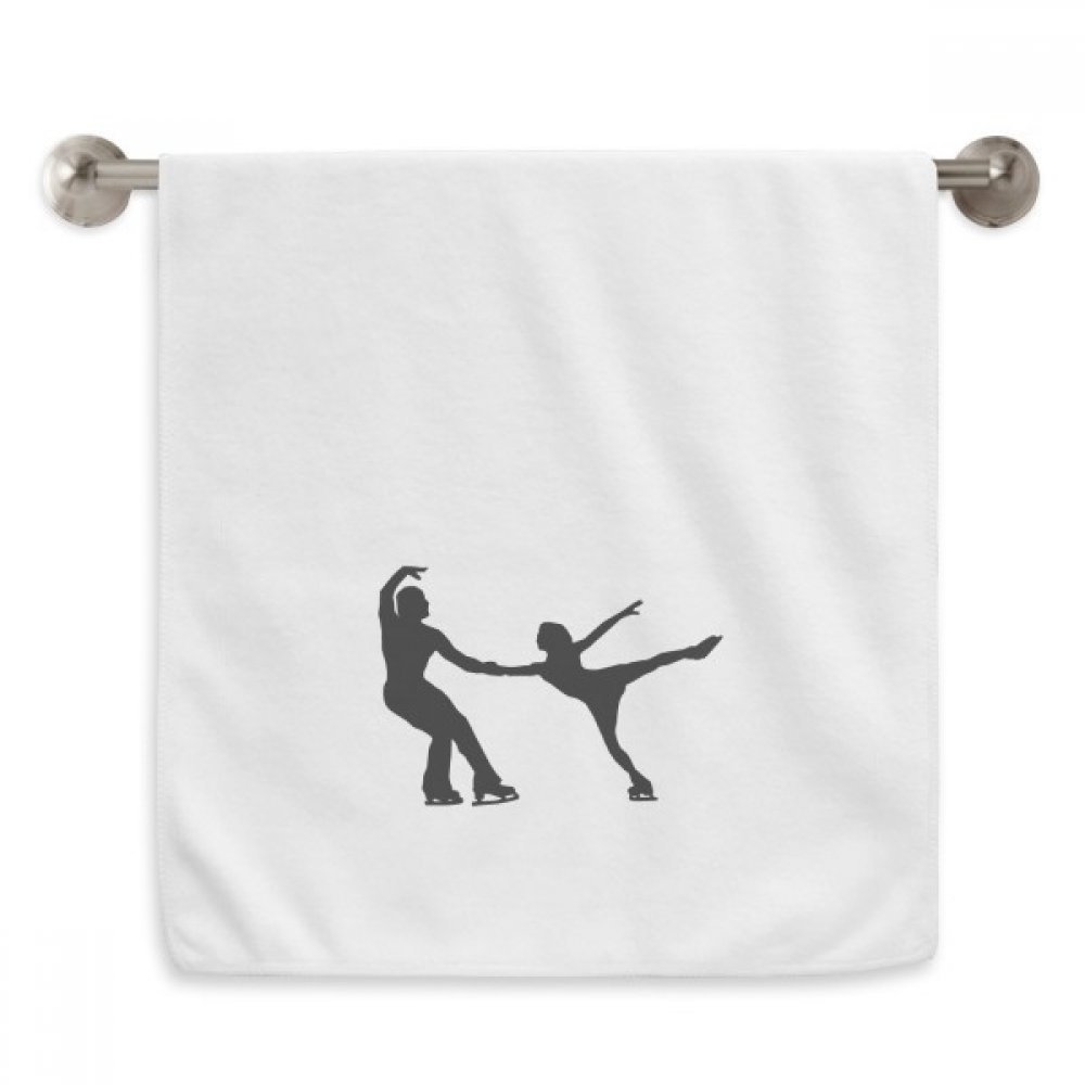Patinage serviettes moelleuses blanches haute absorption 13x29