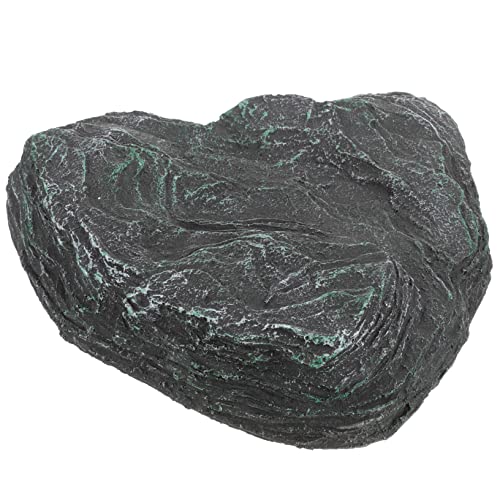 TOBBOMEY 浮石装飾 水槽用人工樹脂 人工モスストーン 魚と爬虫類用 デコレーション タンクや池にな自然らしい造景用装飾