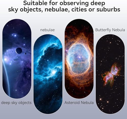 Svbony Teleskopfilter 1.25\, UHC Filter Reduziert Lichtverschmutzung Kontrast Erhöhen, Okularfilter für Nebel Deep Sky Astronomische Beobachtung und Astrofotografie