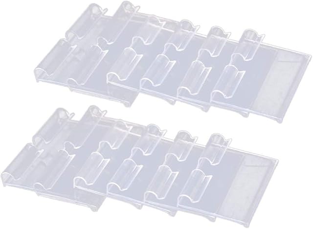 Toyvian 30pcs Price Label Holders Clear Plastic Retail Price Tag Label Cards Merchandise Sign Display Holders