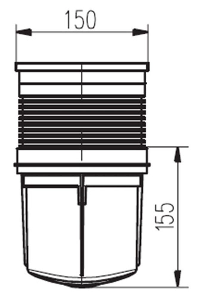 Chudej GmbH Hofablauf-Kellerablauf-Bodenablauf-DN 110 - (324 S)