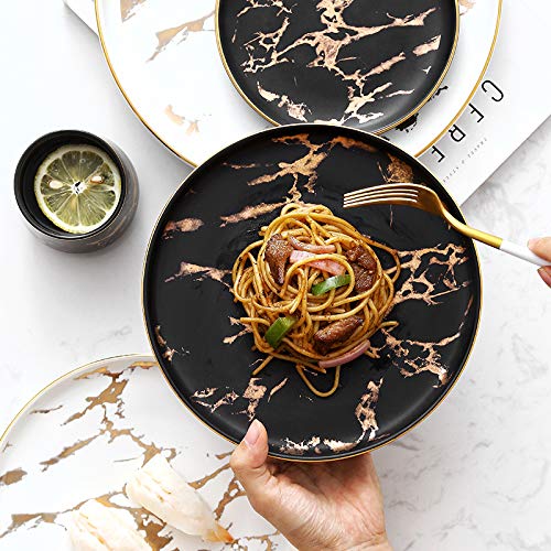 Assiette à steak en céramique résistante aux rayures de couteaux