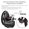 TSDZ2B OSF 48V 500W Mid Drive Motor Electric Bike Torque Sensor E Bike Conversion Kit DIY with 860C Open Source Firmware Display for BB 68-73MM Mountain Bike Tricycle Road Bike #4