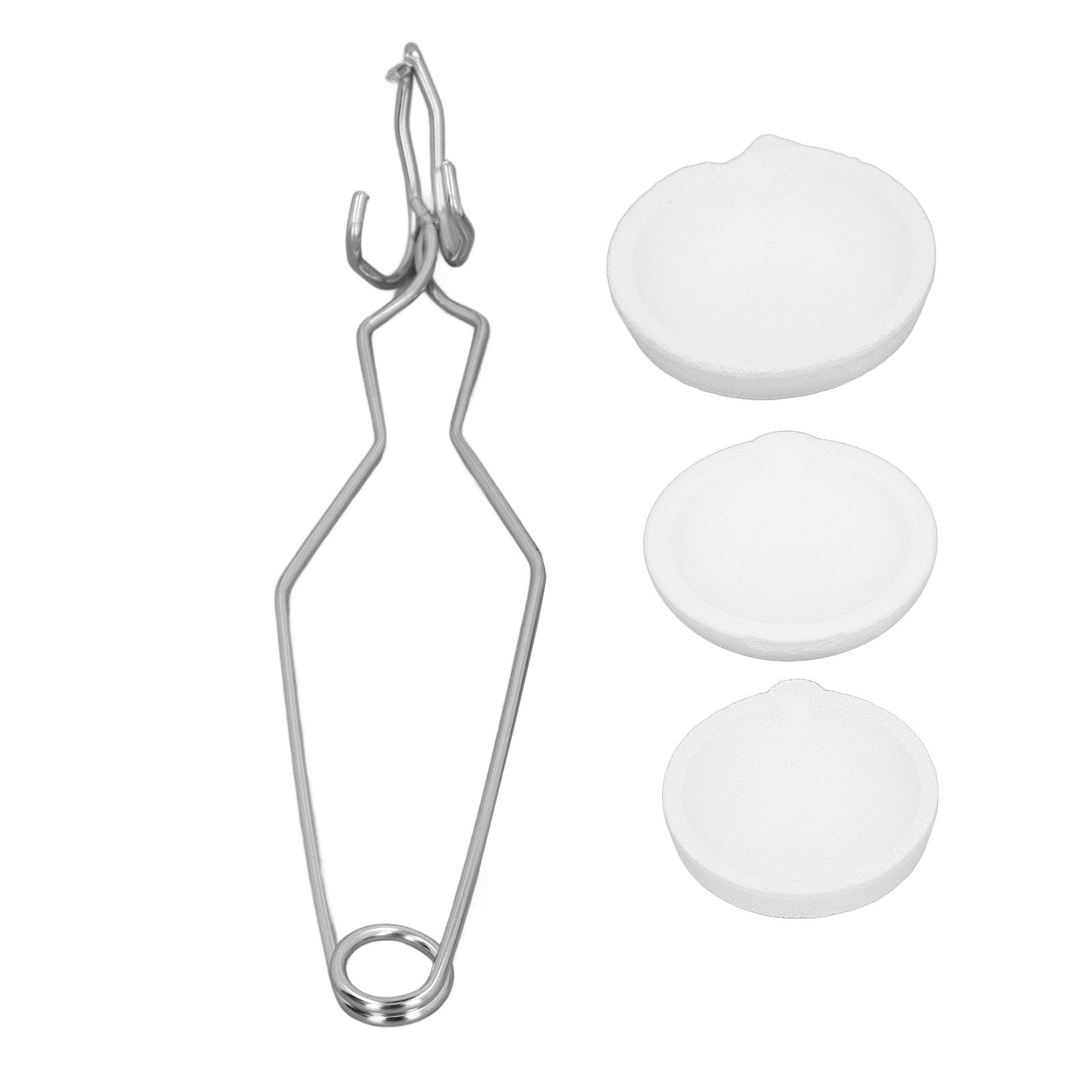 Set Crogiolo Al Quarzo da 250 G, 150 G, 100 G con Supporto in Acciaio Inossidabile, per Fondere Oro, Argento, Rame, Ideale per Gioiellieri e Metalmeccanici
