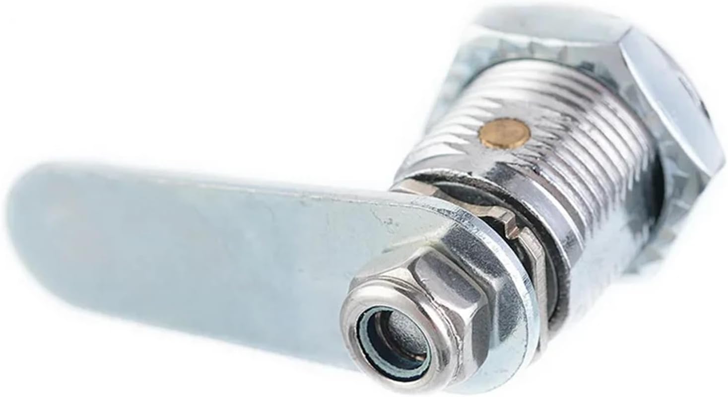 Cylinder Locks Door Cabinet Mailbox Padlock Drawer Cupboard Box Lock with 2 Keys for Furniture Hardware 1Pcs(M18-25)