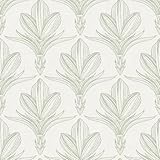 NuWallpaper Larkyn Green Peel and Stick Wallpaper, NUS6375