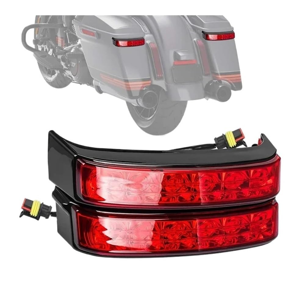Stop Luce Posteriore Moto Luce Posteriore A LED per Indicatori di Direzione, Luce Freno E Luce Posteriore per Touring 2014-19 FLHR FLHRXS per Road King