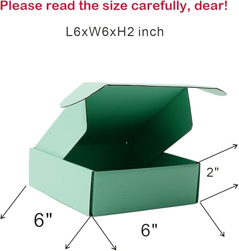 Miniatura 9 de Cajas de embalaje de envío azules kaxilu 20pcs Cajas de envío L8xW5.5xH1.5 pulgadas Embalaje adecuado para comercio electrónico