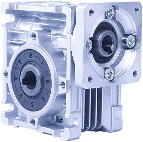 Worm Gear Gearbox NMRV-030 Speed Reducer Ratio 80:1 for Stepper Motor