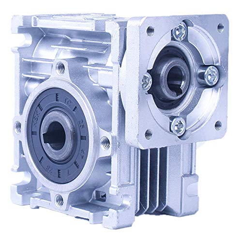 Worm Gear Gearbox Nmrv-030 Speed Reducer Ratio 80:1 For Stepper Motor #TOP2