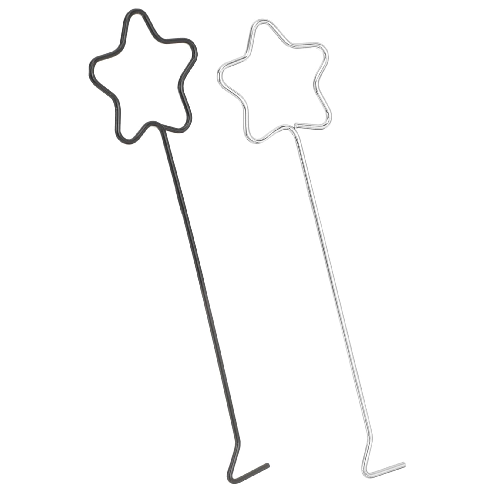 STOBAZA 2pcs Star Design Candle Wick Hooks Easy to Operate Wick Trimmer for Candlemaking