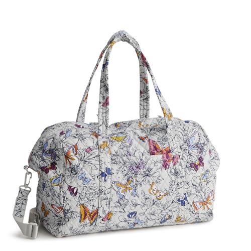 Vera Bradley Women's Premium Cotton Miramar Weekender Travel Bag