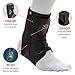 Shock Doctor Adult Ultra Wrap Lace Ankle Support, Medium, Black