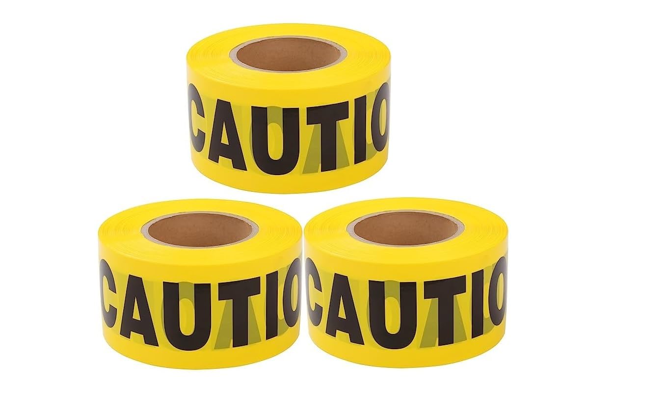 SAFETY ZONE® Crime Scene Do Not Cross Barricade Tape Roll, 3 Inch x 300 Meter, High Visibility Bright Yellow Tape with Bold Black Print, Maximum Readability (Pack of 3) (B0CYXLHXHS) Amazon Price History, Amazon Price Tracker