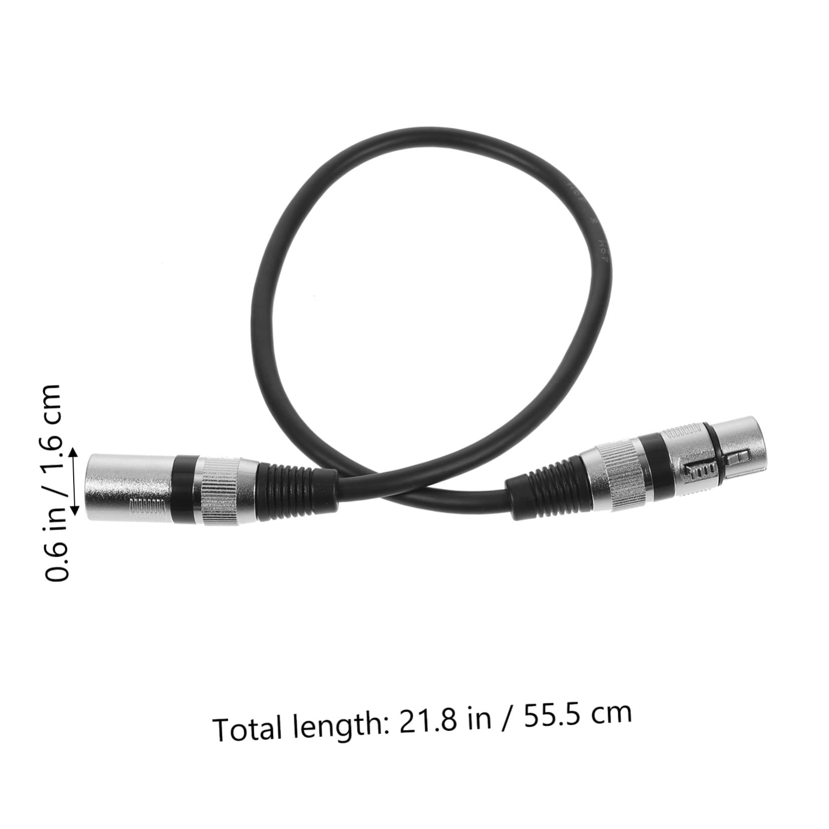 HEMOTON Microfono Trasmissione Efficiente e Portabilità Facile Maschio a Femmina 3 Pin Cavo Xlr in Rame Puro senza Ossigeno, Confezione 6 Pezzi per Sistemi Audio Ktv