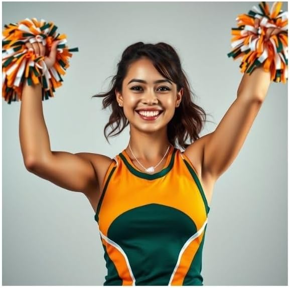 Cheer Necklace – Cheerleading Charm Accessory, Cheer Jewelry, Cute Cheerleader Gifts, Motivational Cheer Necklace, Spirit Jewelry for Team Spirit 2pcs - Image 3