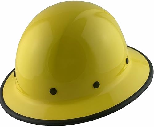 Miniatura 7 de Wolfjaw - Casco duro de fibra de vidrio de ala completa con suspensión de trinquete de 8 puntos, añade bordes y bolsa