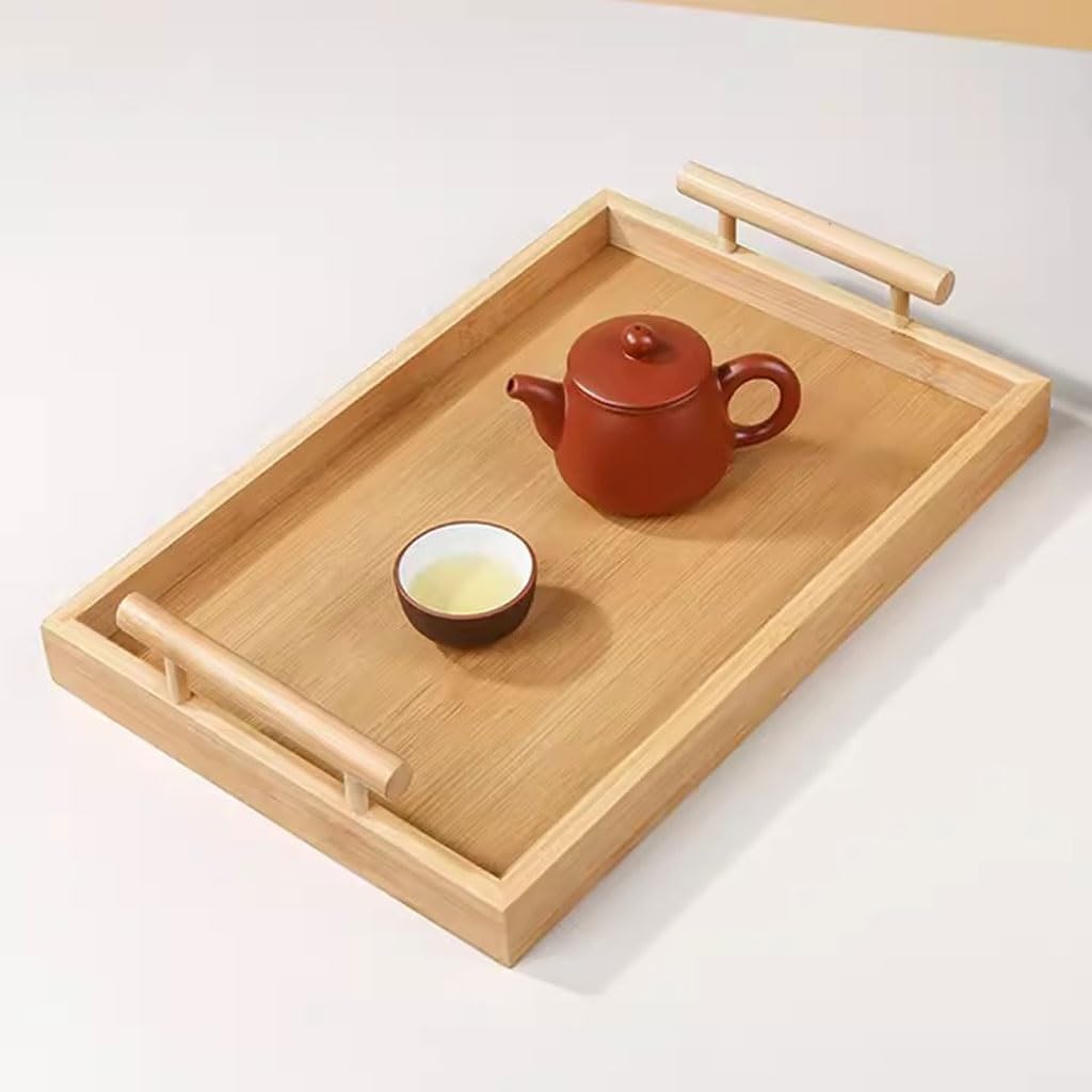 Bandejas Servir Comida Bandeja de té for el hogar Juego Accesorios for Restaurante Cafetería Servicio Comida Mesa Cama | B