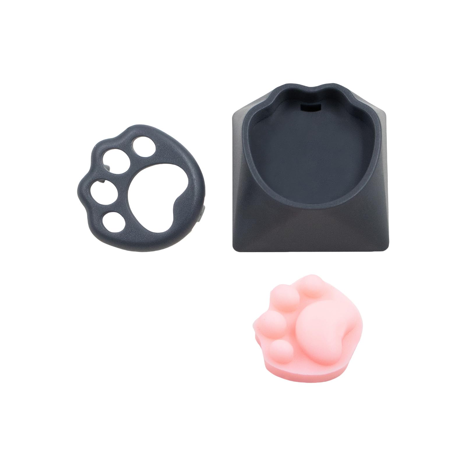 Tsophreniq 3D Keycaps Soft Silicone Construction Customizable Keyboards Caps for Typing Comfort and Aesthetics Silicone Mechanical Keyboards Keycaps