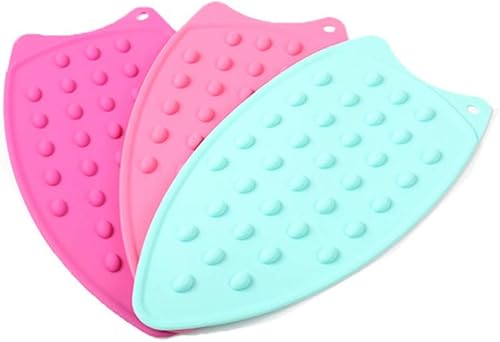 Miniatura 3 de shlutesoy Base de silicona para protección térmica caliente, soporte de hierro, almohadilla de planchado, almohadillas aislantes, color aleatorio