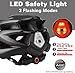 Basecamp Bike Helmet for Men Women with LED Safety Light Removable Sun Visor Lightweight Bicycle Helmet Adjustable Breathable Mountain & Road Cycling Helmets for Adult (BC-10)