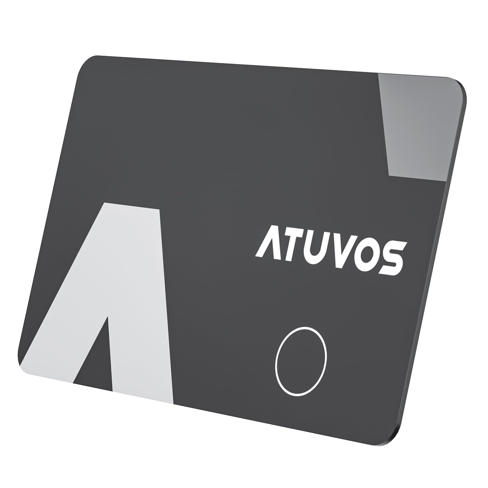 ATUVOS Wallet Tracker Finder Card, Ultra-Thin 1.6mm & 3-Year Battery, Smart Bluetooth Tracker Works with Apple Find My (iOS Only), Item Locator for Luggage Tags, Passports, IP67 Waterproof, 1 Pack