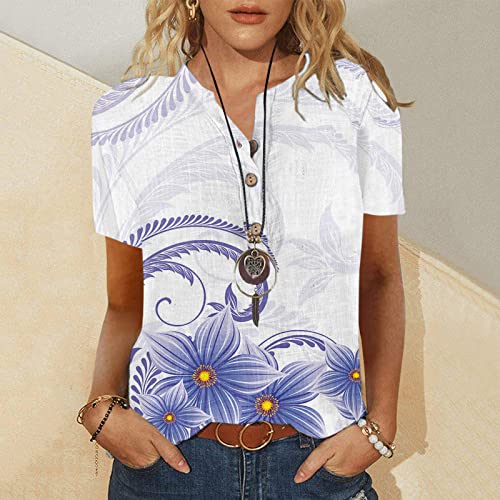 Womens Button Front Shirts Womens Blouses 3/4 Sleeve Lace Navy Shirts For Women Lace White Blouses For Women Elegant Summer Short Sleeve Shirts Cold Shoulder Flower Womens Solid Black Long Sleeve #TOP3