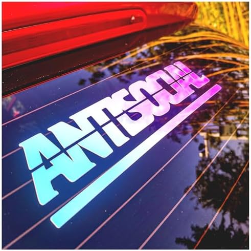 Car Decal Smiling Skull Decal Sticker - Funny Vinyl Graphic For Car, Truck, Van, Laptop Window Funny Car Decals