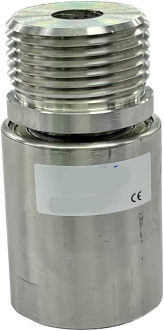 1 Pcs Pneumatic Rotary Joint High Speed ​​Hollow 360 Degree Rotary Cylinder Ventilation Collector Ring Multi-Way Slip Ring Thread(2 in and 2 Out M5)