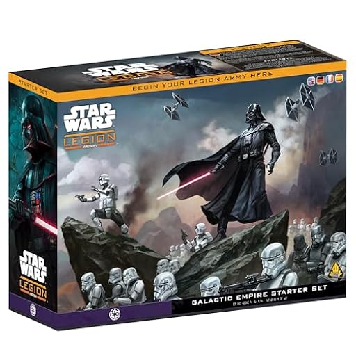 Asmodee Star Wars Legión: Galactic Empire Starter Set, Juego de Miniaturas, A Partir de 14 Años, para 2 Jugadores, 1-2 Horas por Partida, Multilingüe (Incluye español) | Ya disponible en tu tienda friki favorita! En mundofriki.es!