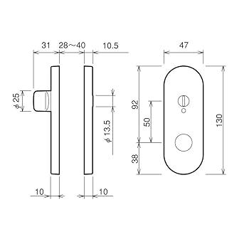Amazon.co.jp: 川口技研(Kawaguchigiken) レバーハンドル