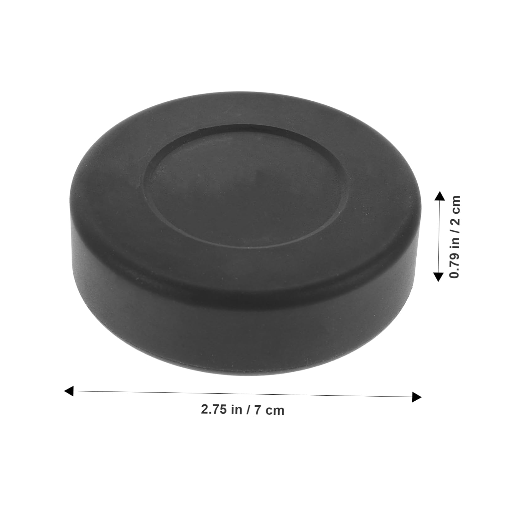 4 Stück PVC Eishockey Pucks mit Hoher Dichte und Niedrigem Reibungswiderstand Leichtes Hockeyzubehör für Training und Wettkampf dem EIS