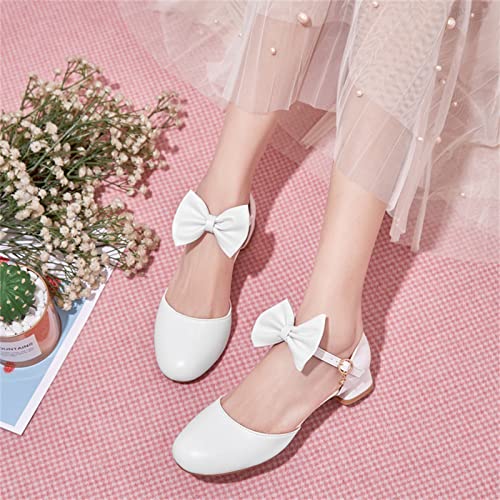 Child First Walking Foot Warmer Girls Dress Shoes Low Heels Flower Party Wedding Princess Shoes Breathable Shoes4